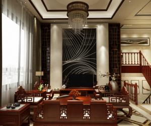 博兴花园新城周总中式装修全案设计案例赏析