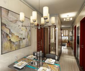 集贤路20号彭先生全案设计家具配饰效果图