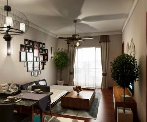 万科紫台样板间全案软装家居配饰设计方案