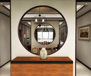 泽润世家公馆新中式全案设计硬软装家居配饰方案