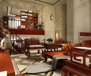 花园新城周总中式装修全案设计案例赏析