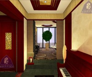 寓所现代中式风格设计——五行自然文化的融入