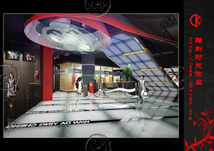 店面设计柜台展示效果图赏析