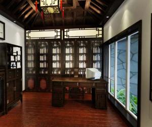 古典中式装修中的银杏木