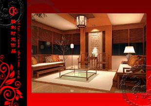 复式中式装修设计案例—高雅与尊贵的古典中式设计