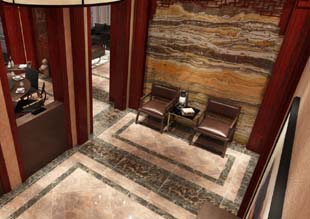 建邦听海李总全案设计效果图——中式