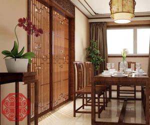 古典中式风格装修厅堂一般放什么红木家具