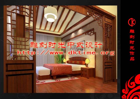 中式装修别墅设计效果图