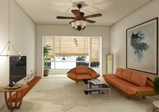 黄岛王总极简效果全案家居配饰硬软装设计