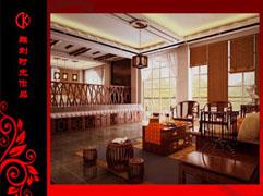 新古典中式装修设计—小复式案例