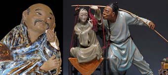 中式风情泥人 中式风情工艺品