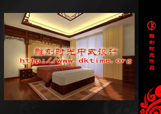 中式装修别墅设计效果图